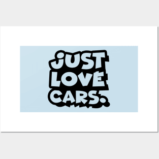 Just love cars. Transparent (Smaller) Posters and Art